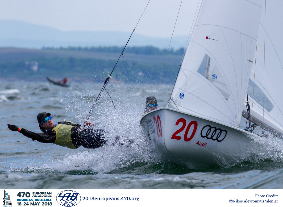 Gil Cohen/Noa Lasry (ISR) on top in the 470 Women after 6 races