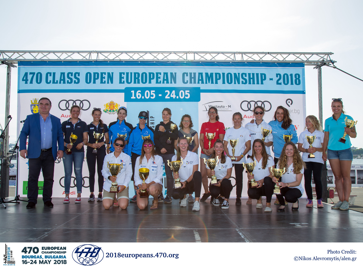 470 Open European Championship - Top 10 Women
