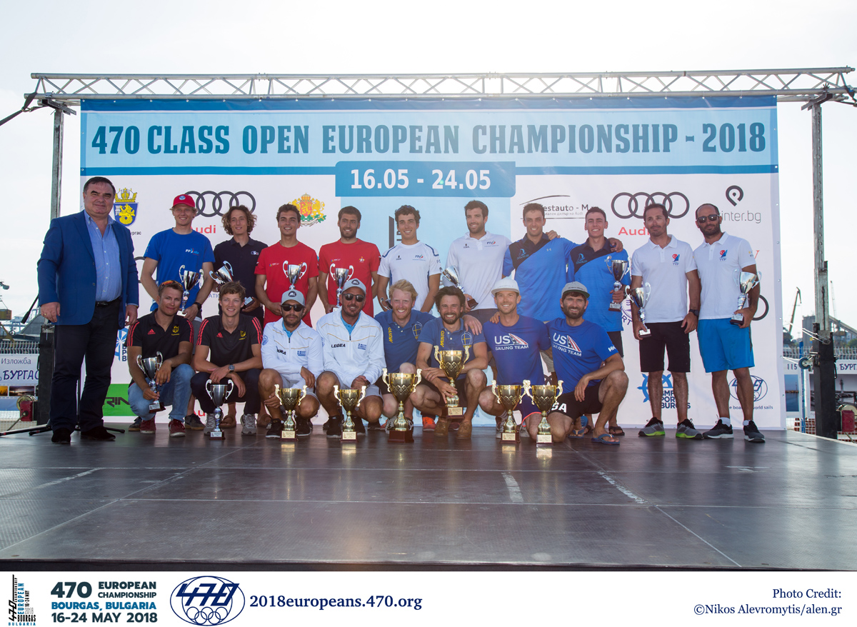 470 Open European Championship - Top 10 Men